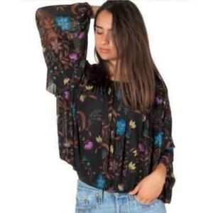 Free People Wildflower Honey Top Size XS